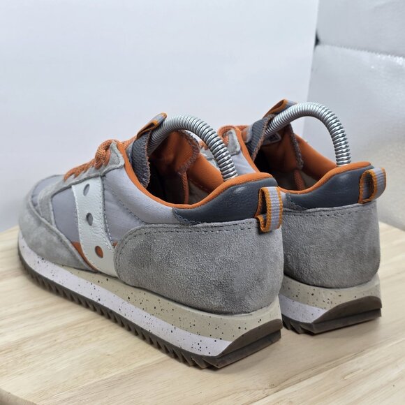 SAUCONY JAZZ 81 LOW LACE ]WOMENS SIZE 8 SHOES GREY/BLACK SNEAKERS - Picture 7 of 9